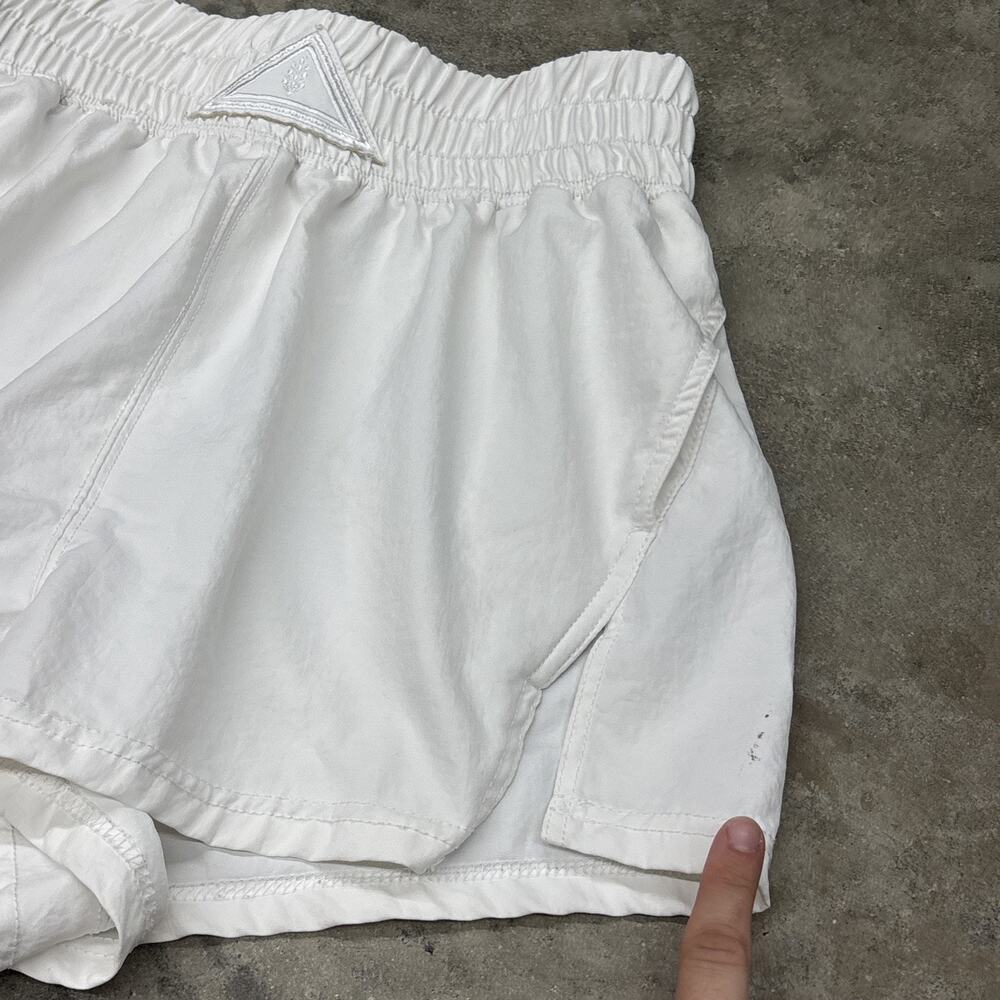 FP Movement by Free People White Next Round Athletic Running Shorts Flaws - Picture 7 of 14